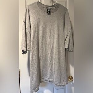 Hanes Heather Gray Beefy T-Shirt